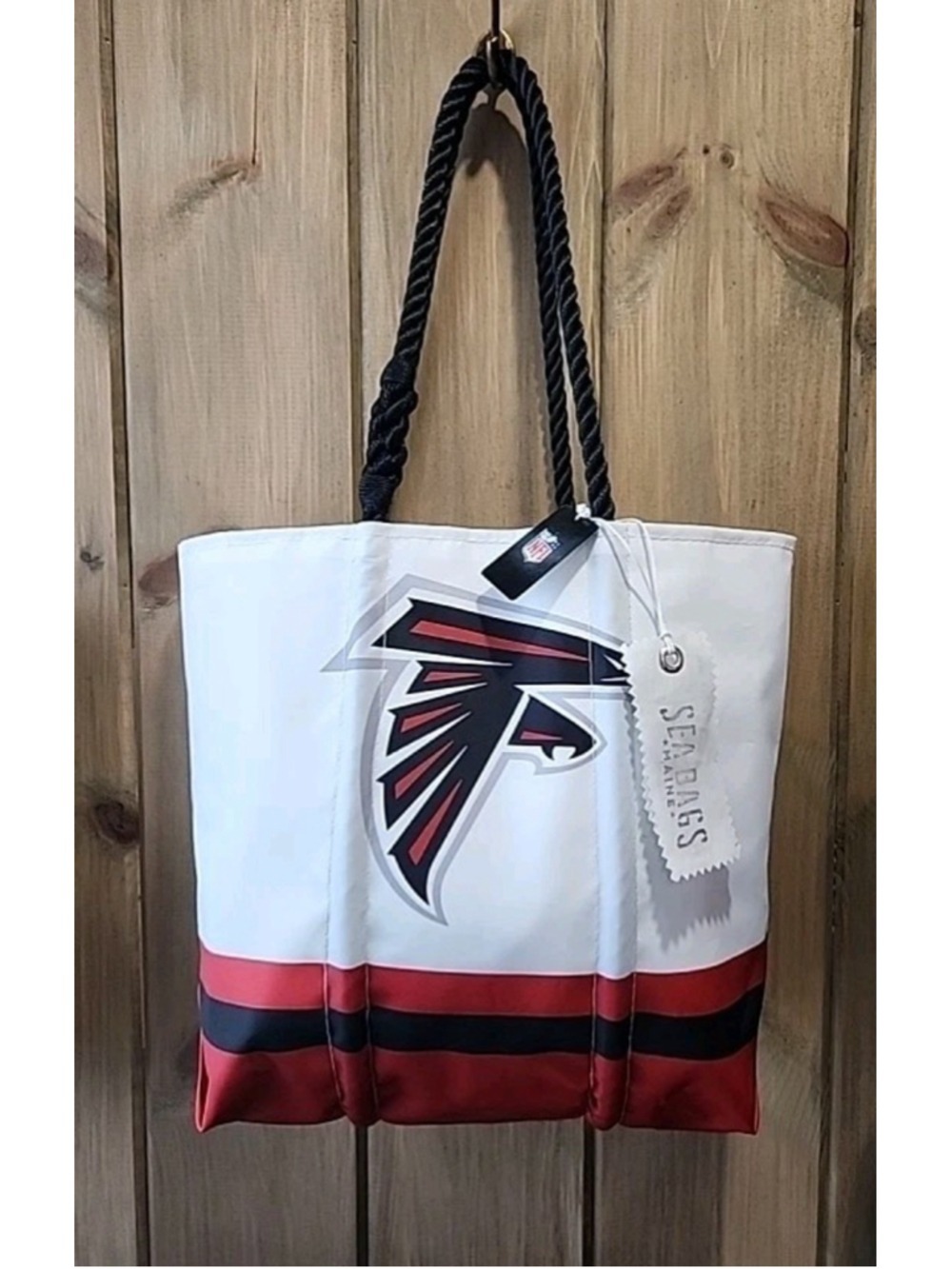 Sea Bags Maine, Medium Tote, Atlanta Falcons, NWT